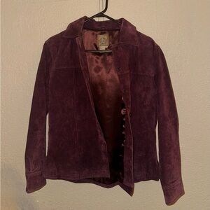 A.M.I. Vintage Leather Suede Jacket
